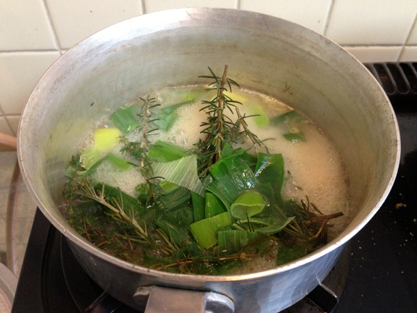 Kyoto Christmas Dinner: Roast Chicken with Candied Yuzu Peel Dried Cranberry Oyster Stuffing and Purple Murasaki-imo Mashed Sweet Potatoes