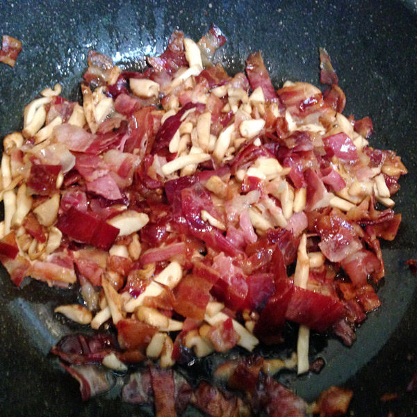 Matsutake Pine Mushroom, Pancetta & Yuzu Pasta Carbonara