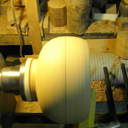 Kyoto Store Prototype: Chestnut Wood Handturned Donburi Hachi (Big Bowl)