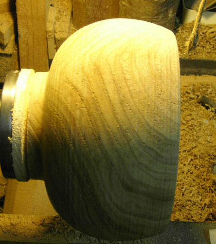 Kyoto Store Prototype: Chestnut Wood Handturned Donburi Hachi (Big Bowl)