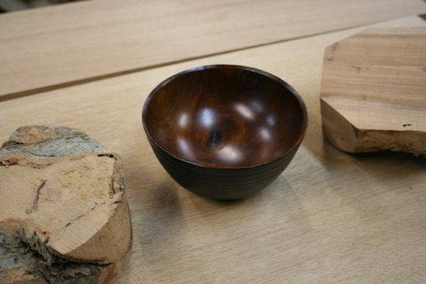 Kyoto Store Prototype Chestnut Wood Handturned Donburi Hachi (big-bowl) & Miyama Artisan Workshop