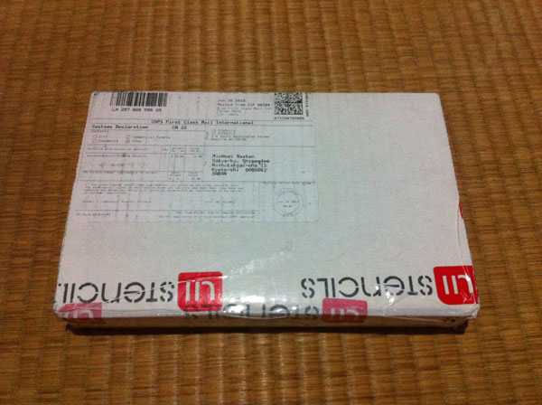 iPhone UI Stencil and Sticky Pad Arrived