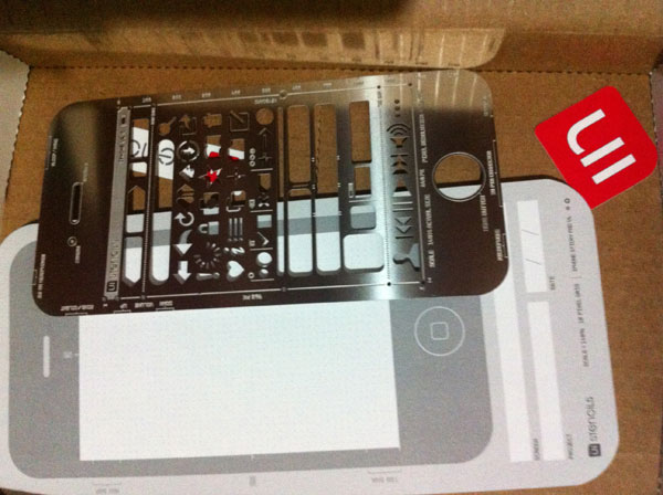 iPhone UI Stencil and Sticky Pad Arrived