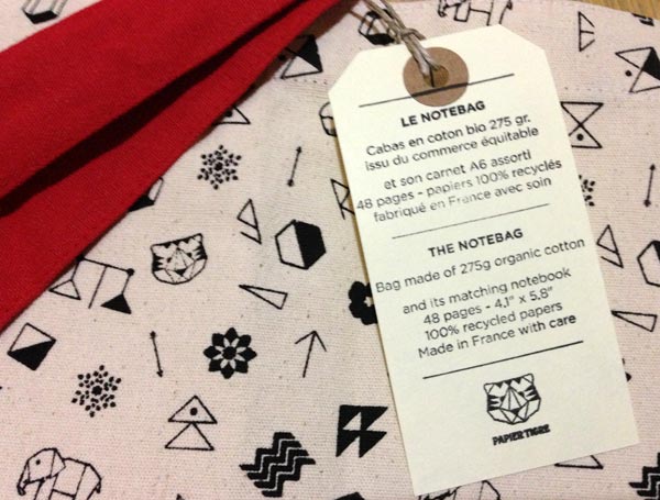 Papier Tigre Notebag and Notebook