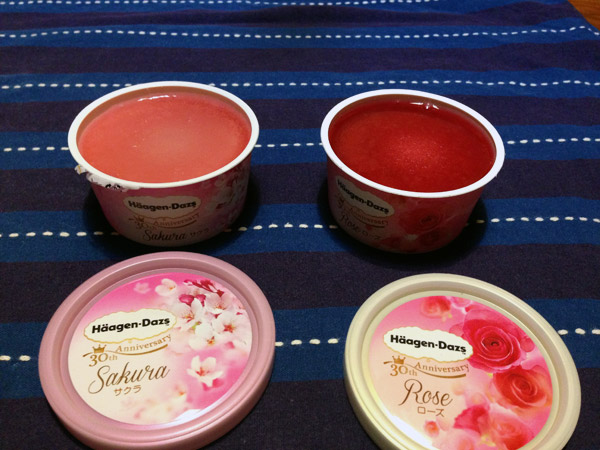 Haagen-daz Japan Sakura and Rose Ice Cream