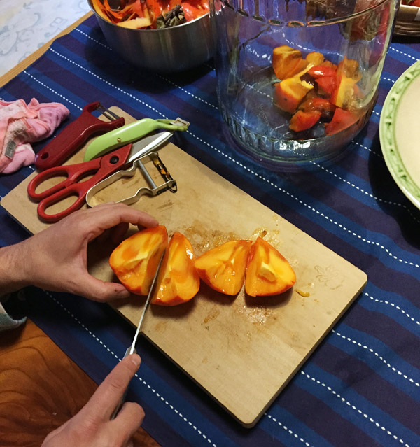 Rebirth of KyotoFoodie: 2015 Article Tease, Kakisu Fermenting Persimmons